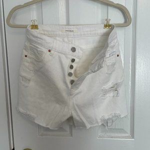 Pacsun White Denim Shorts Size 25